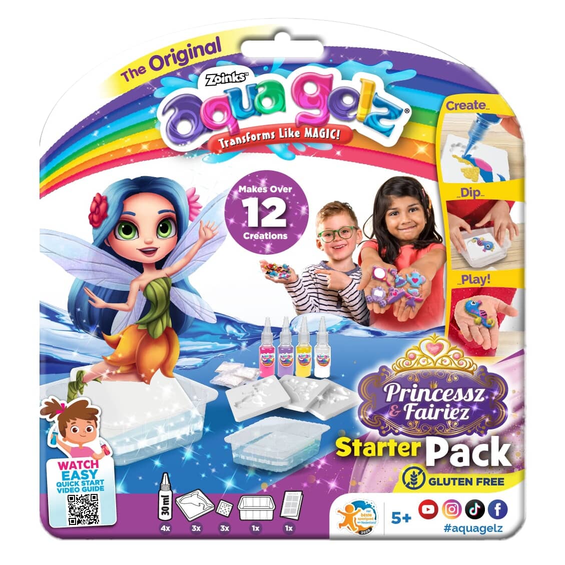 ZOINKS Aqua Gelz Princess & Fairies Starter Pack | Home Hardware