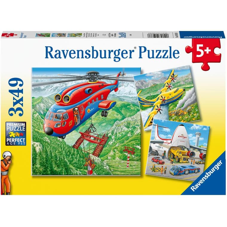 Above the Clouds Kids Puzzles - 3 x 49 Pieces