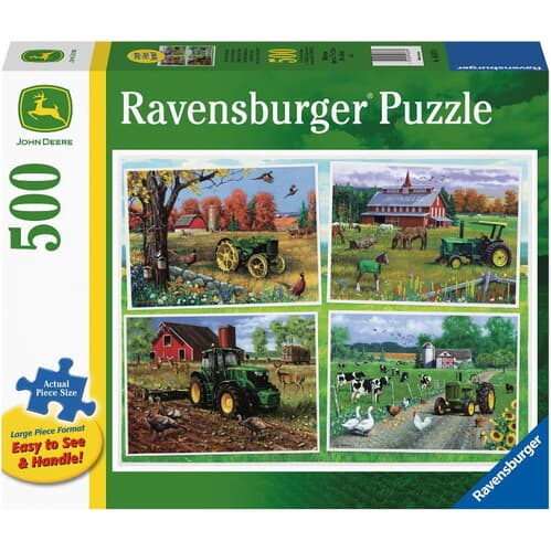 Ravensburger - Puzzle 500 pièces Pièces larges - Terrasse