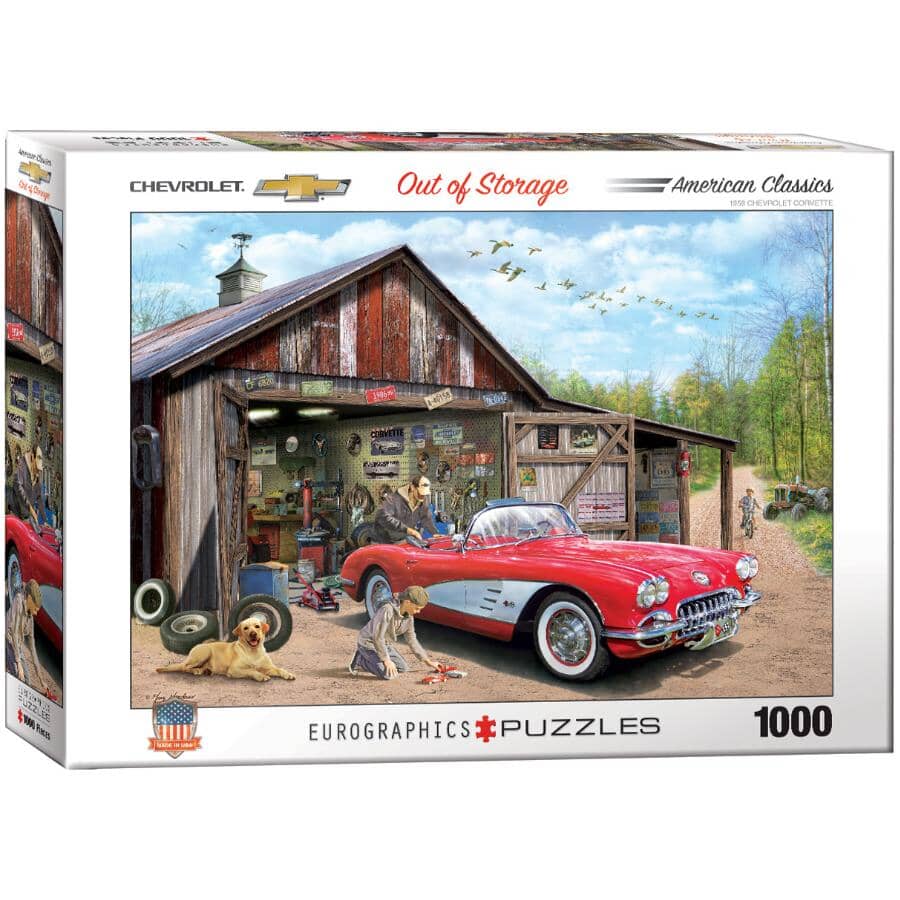EUROGRAPHICS:Chevrolet Out of Storage Puzzle - 1000 Pieces