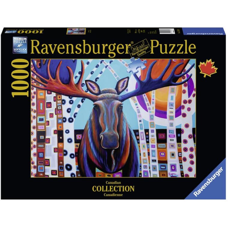 Canadiana Collection Winter Moose Puzzle - 1000 Pieces