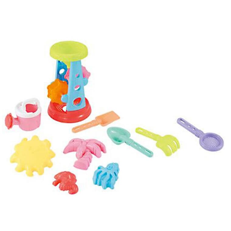 Sand Toy Play Set - 10 Pieces