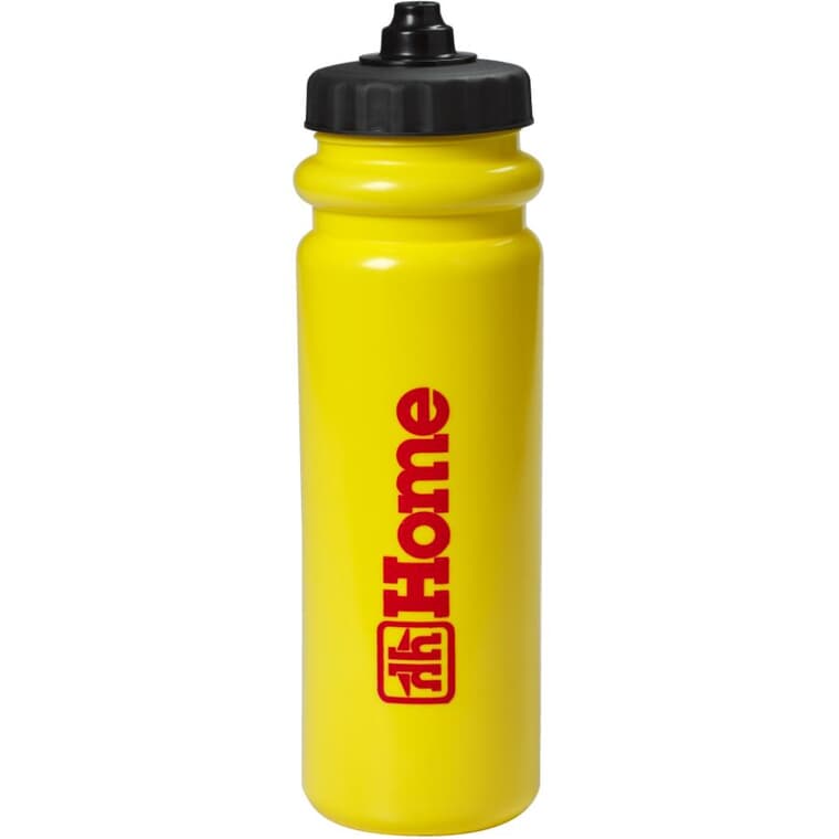 Bouteille d'eau Pro jaune de 850 mL pour athlète