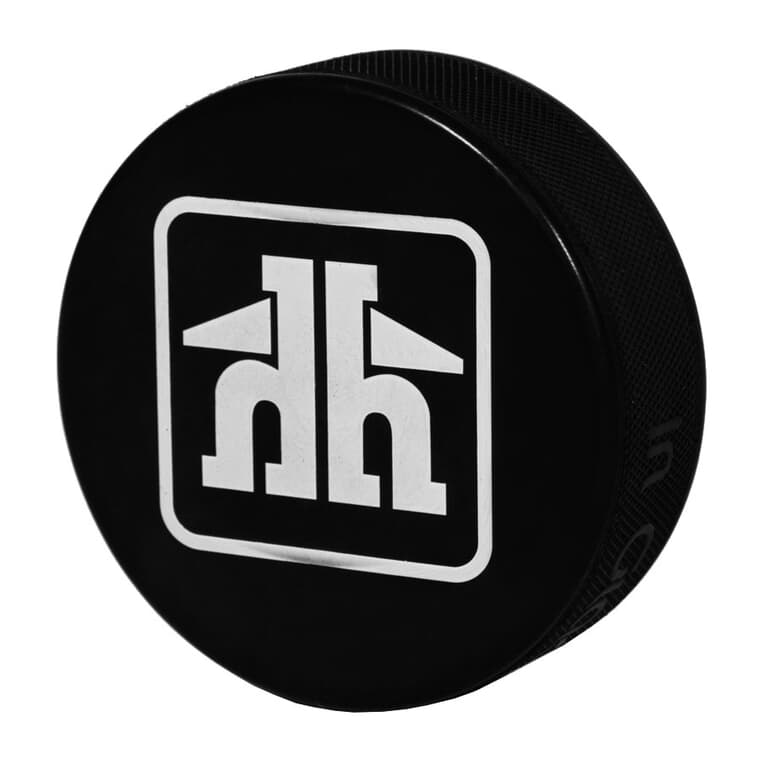 Black Official Hockey Puck
