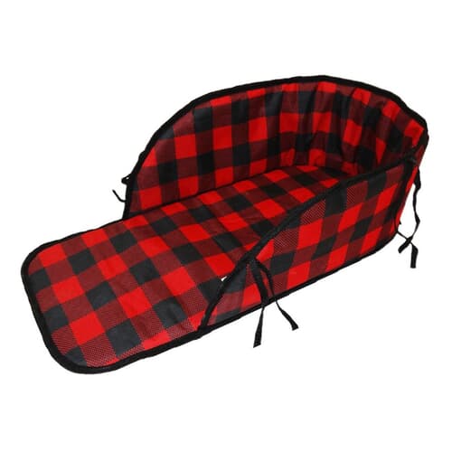 ERA Streamridge Grizzly 6 FT Toboggan With Plaid Pad - Handcrafted Ash Wood, Screw Construction, Family Size