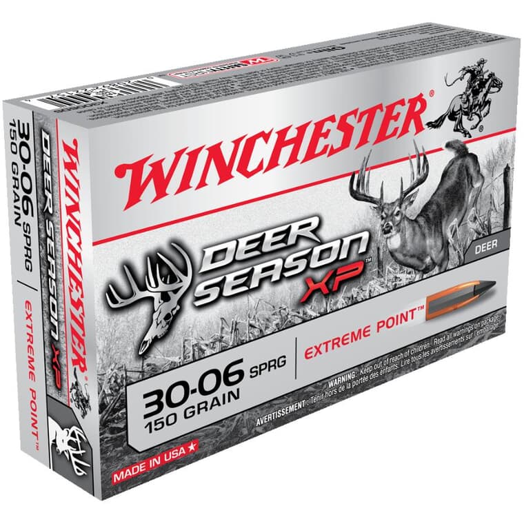 Paquet de 20 balles Deer Season XP 30-06 Springfield à 150 grains