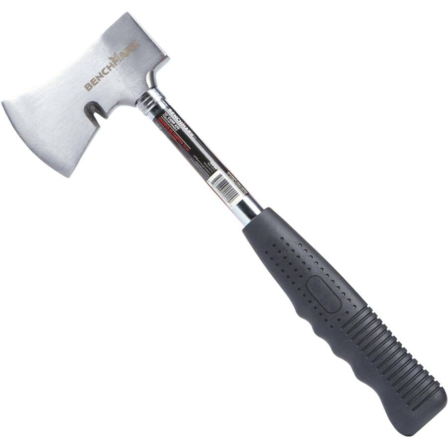 【acha 】TRIPLE AXE BENCHMARK 1.25 lb Camper's Axe | Home Hardware