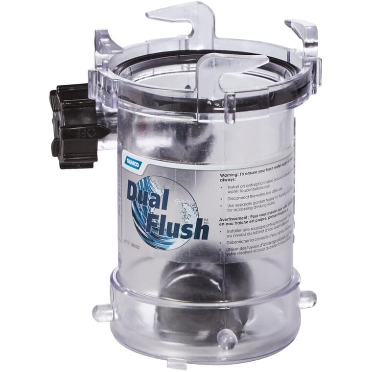 Dual Flush RV Cleaning System