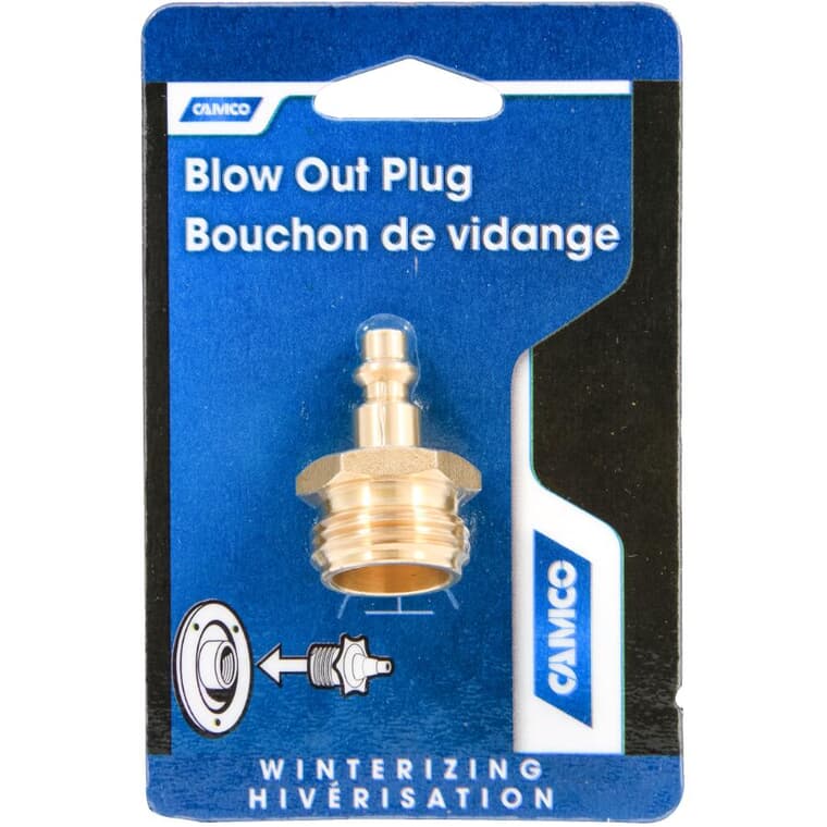 RV Blow Out Plug - Quick Connect