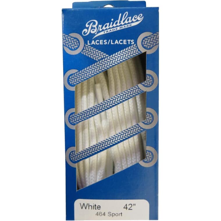 Running Shoe Laces - 42", White
