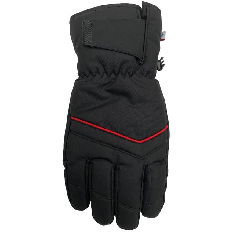 Men's Winter Lined Ski Gloves - Assorted Sizes