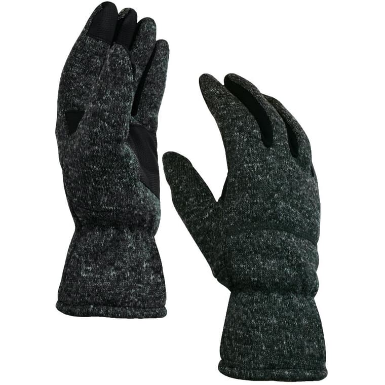 Men's Touch Screen Gloves - Large, Grey