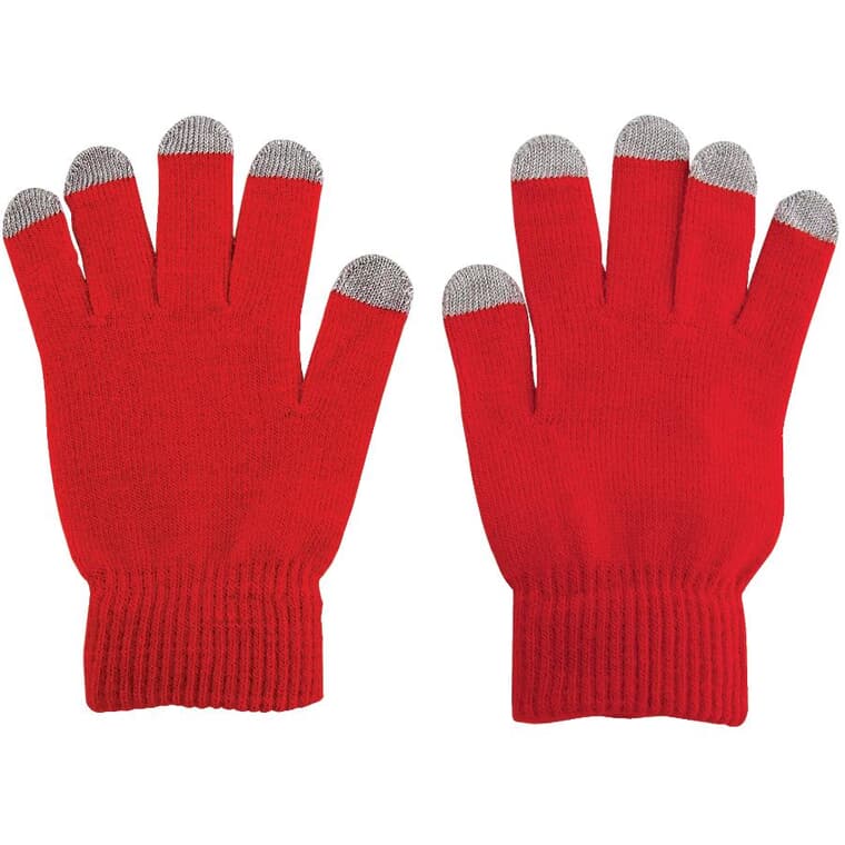 Unisex Touch Screen Acrylic Gloves - Assorted Colours