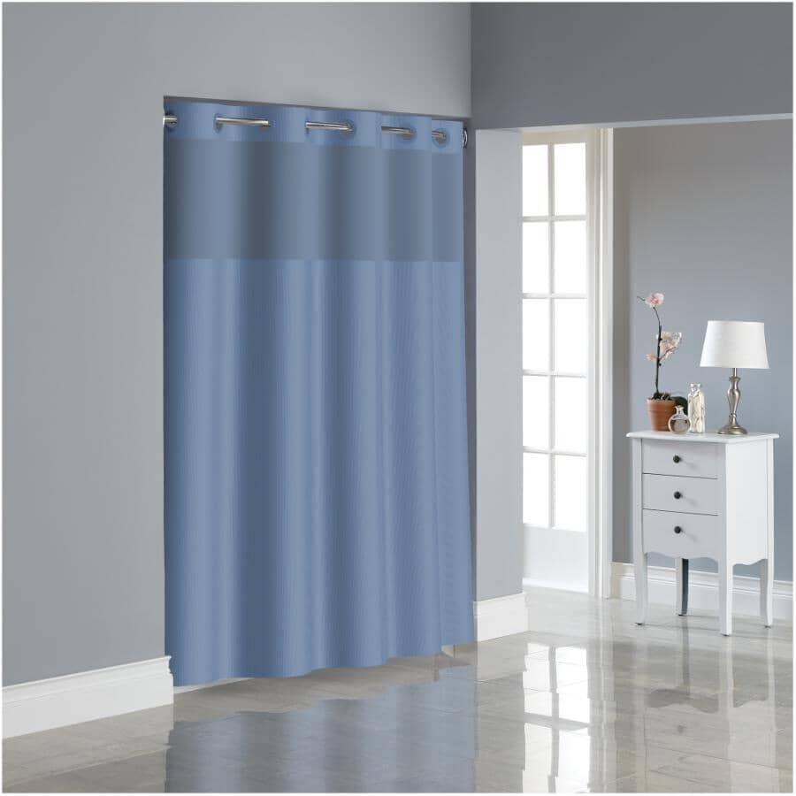 Polyester Hookless Shower Curtain, Hookless Polyester Shower Curtain
