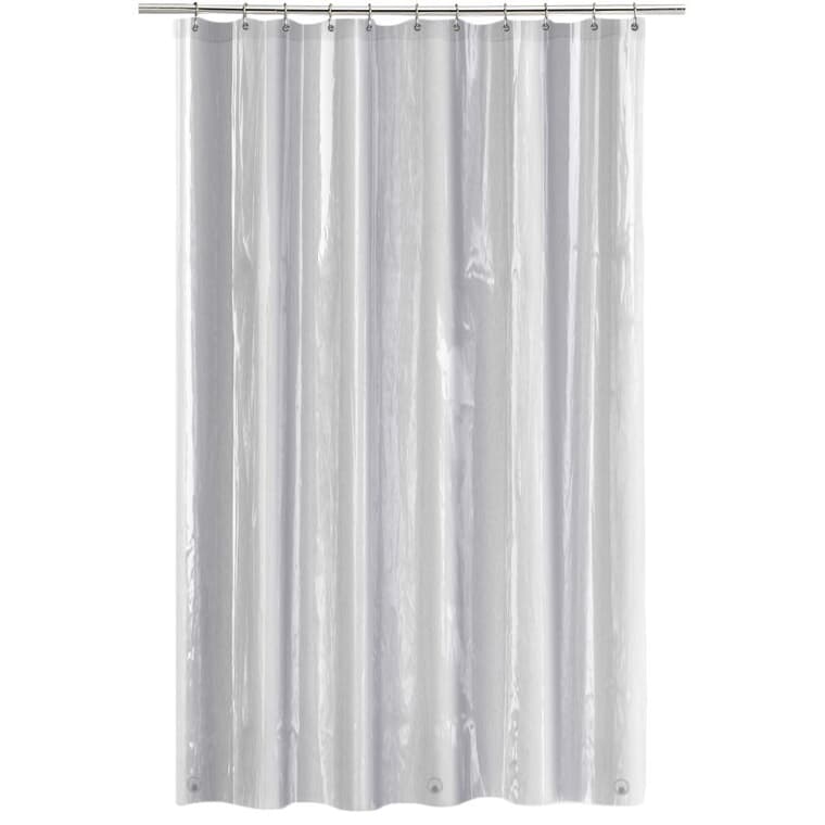 EVA Shower Curtain / Liner - Clear, 70" x 72", 6 Gauge