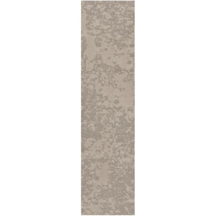 Woven Fringe Collection 9" x 36" Carpet Planks - Cozy Taupe, 18 sq. ft.