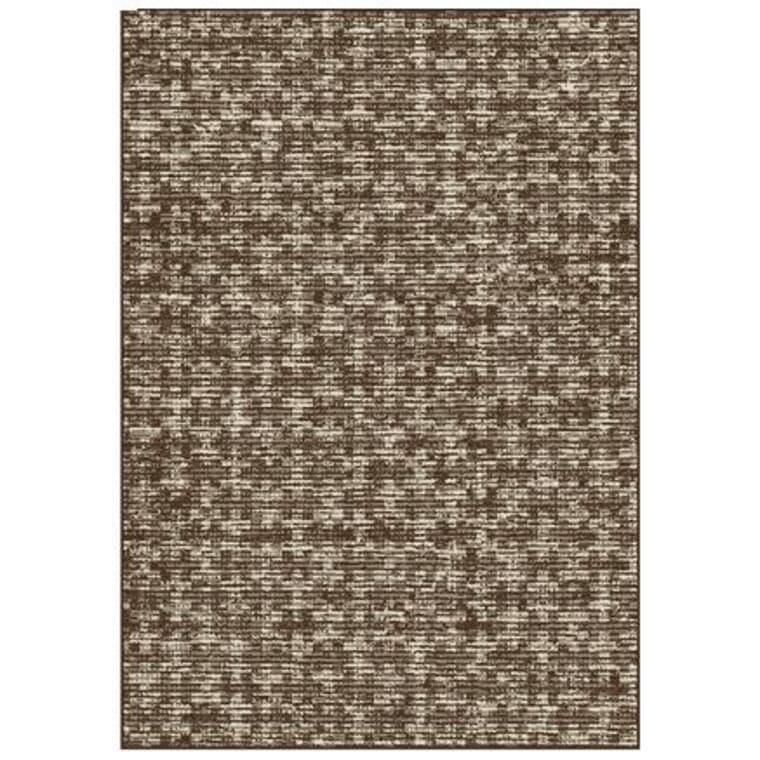6' x 8' Jasper Area Rug - Brown + Beige Woven Pattern
