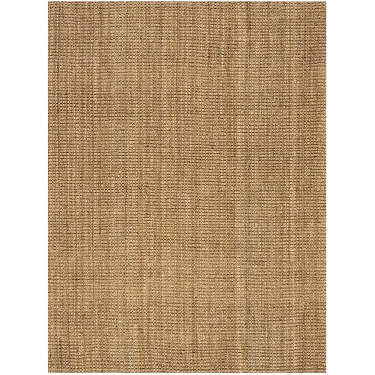 Carpette nattée à fil épais beige Naturals, 8 pi x 11 pi