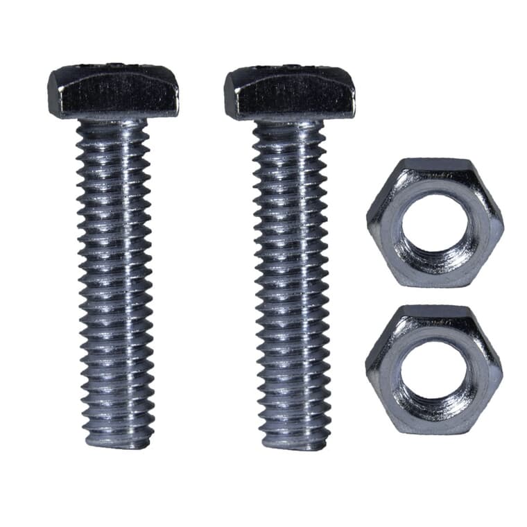 Square Nut Head Battery Bolts - 2 Pack