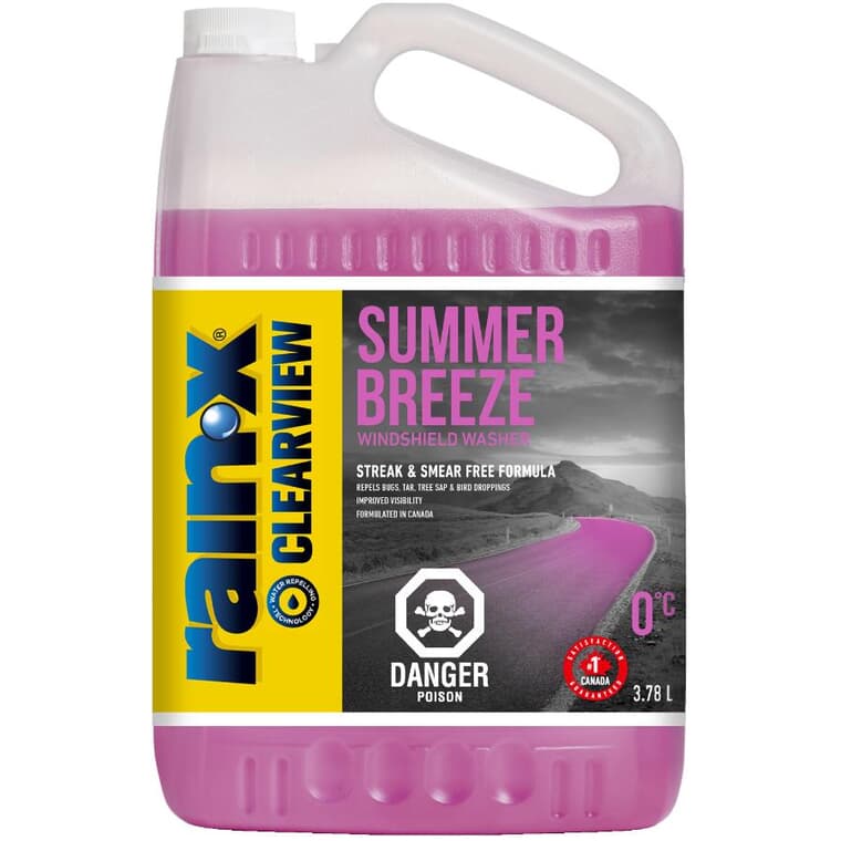 Liquide lave-glace ClearView Summer Breeze, 3,78 L