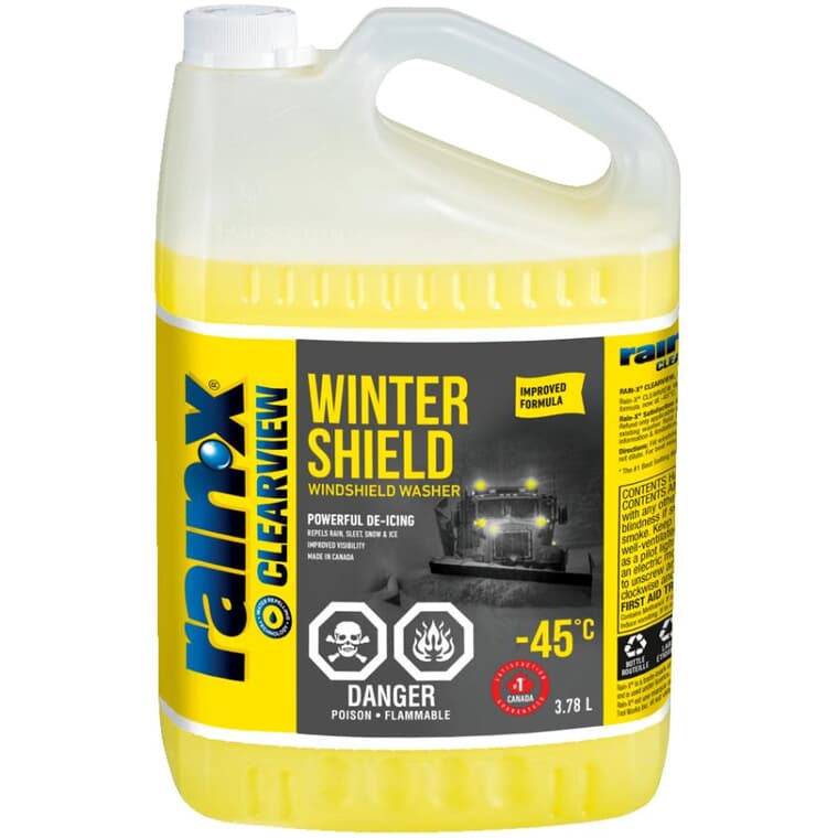 -45 ClearView Winter Shield De-Icer Windshield Washer Fluid - 3.78 L