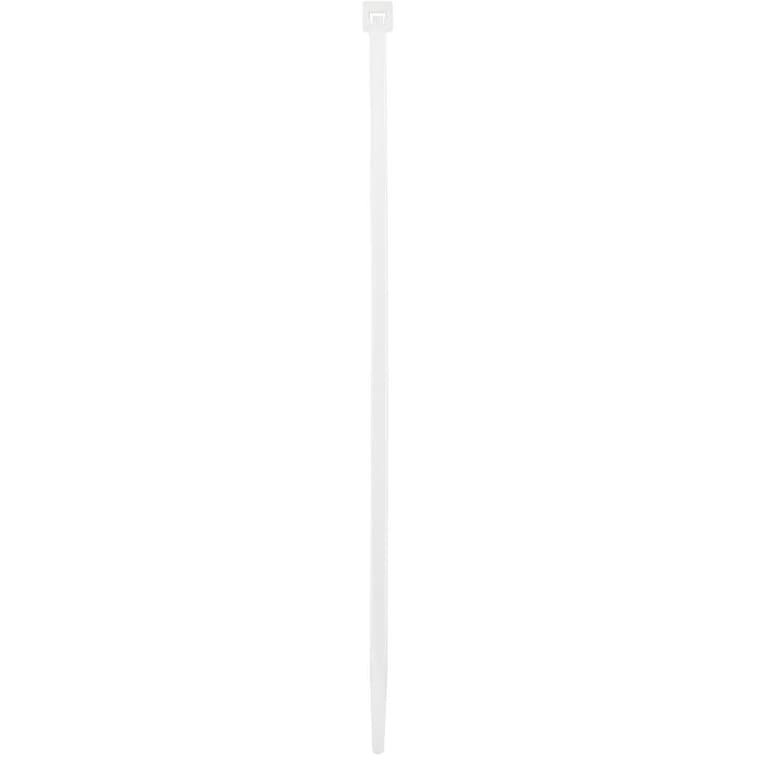 100 Pack 7" White Cable Ties