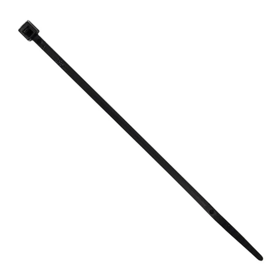 BLACK CABLE TIES  142mm X 3.2mm QTY =100 
