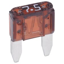 Lot De 25 Fusibles Tubulaires AGC 7,5A - Verre, Nickel, Rapide, 6,35x38,35mm