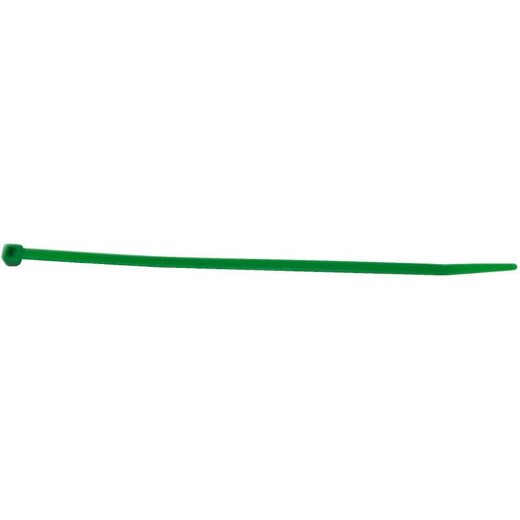 Paquet de 100 attache-câbles de 7-7/8 po, vert