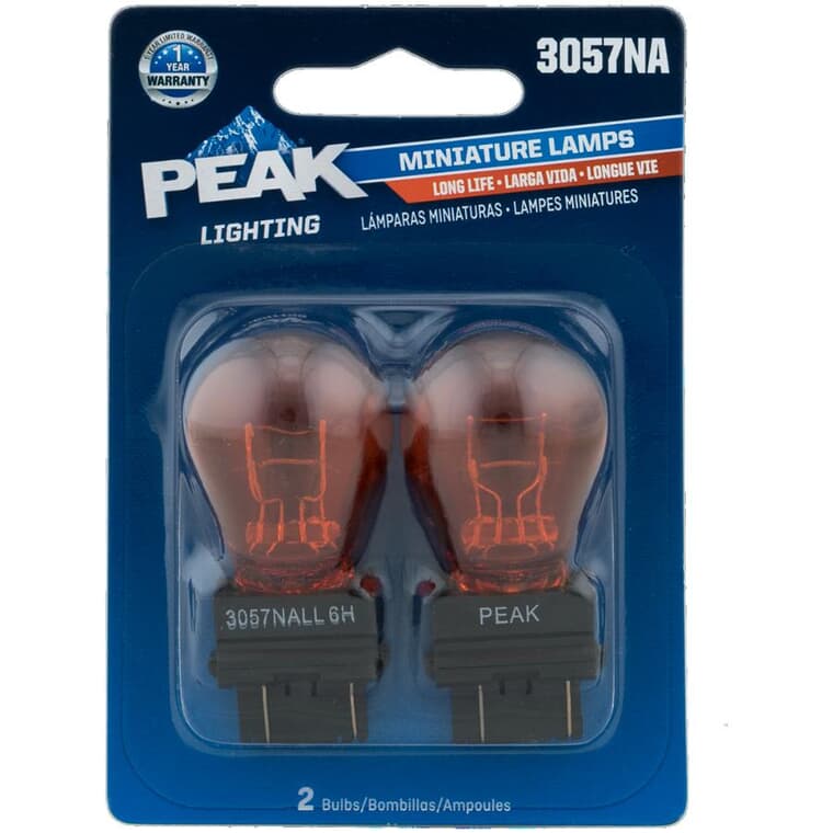 12.8/14V Long Life Polymer Wedge Based Mini Bulbs - S-8, 2 Pack