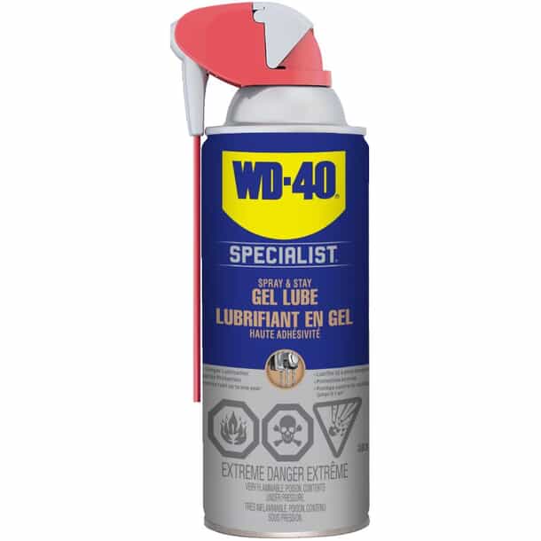 wd40 gel lubricant uses WD-40 SPECIALIST 10 oz. Gel Lube, No-Drip Formula with Smart Straw Spray  (2-Pack) 61201 main image 0