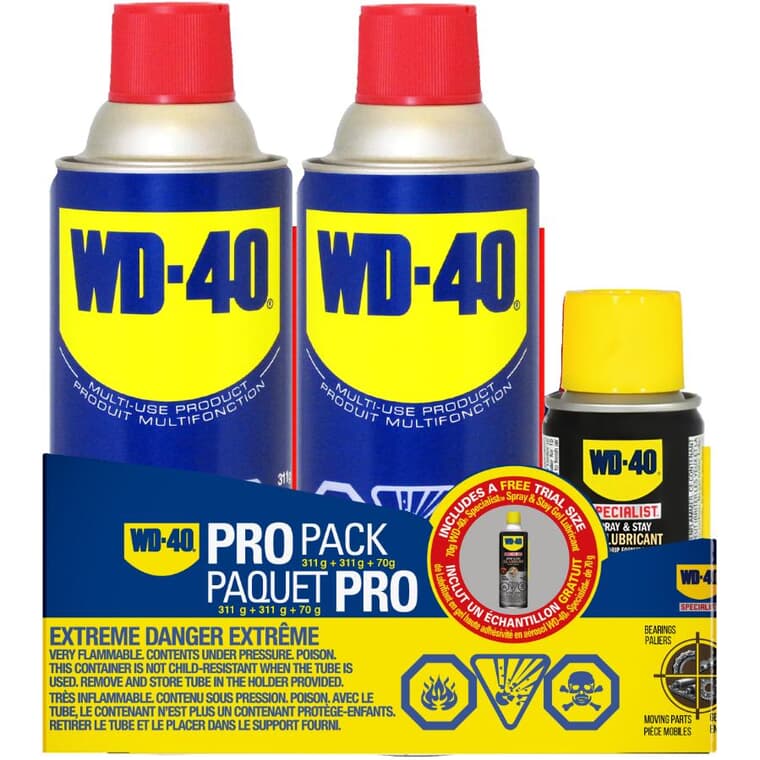Pro Pack Multi-Use Lubricants - 3 Pack