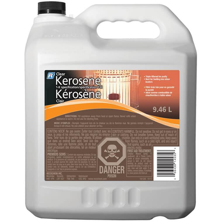 9.46 L Clear Kerosene - Low Odour