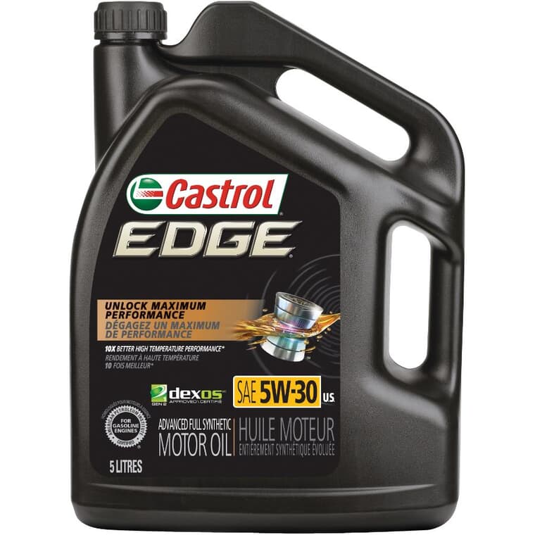 5W30 Edge Synthetic Motor Oil - 5 L