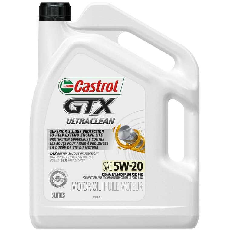 5W20 GTX Ultra Clean Motor Oil - 5 L