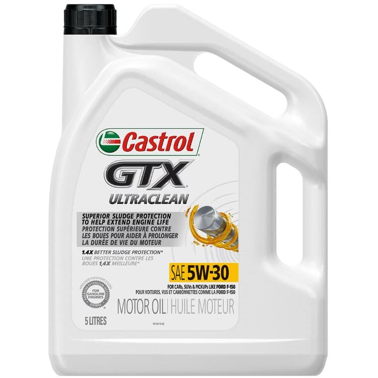 5W30 GTX Ultra Clean Motor Oil - 5 L