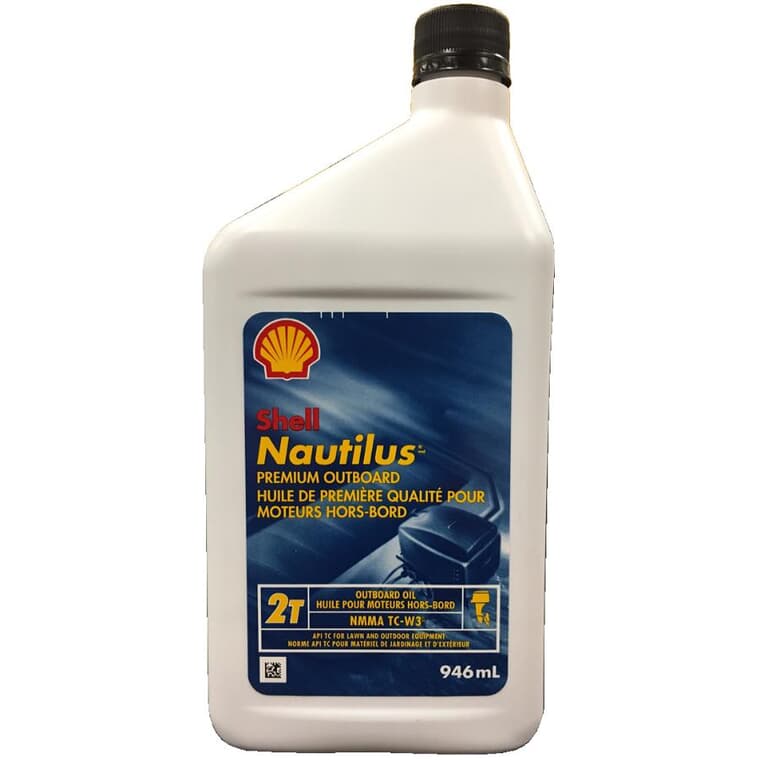 Huile à moteur hors-bord de qualité supérieure Nautilus, 946 ml