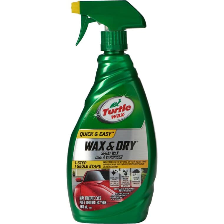 1 Step Wax & Dry Spray Wax - 780 ml