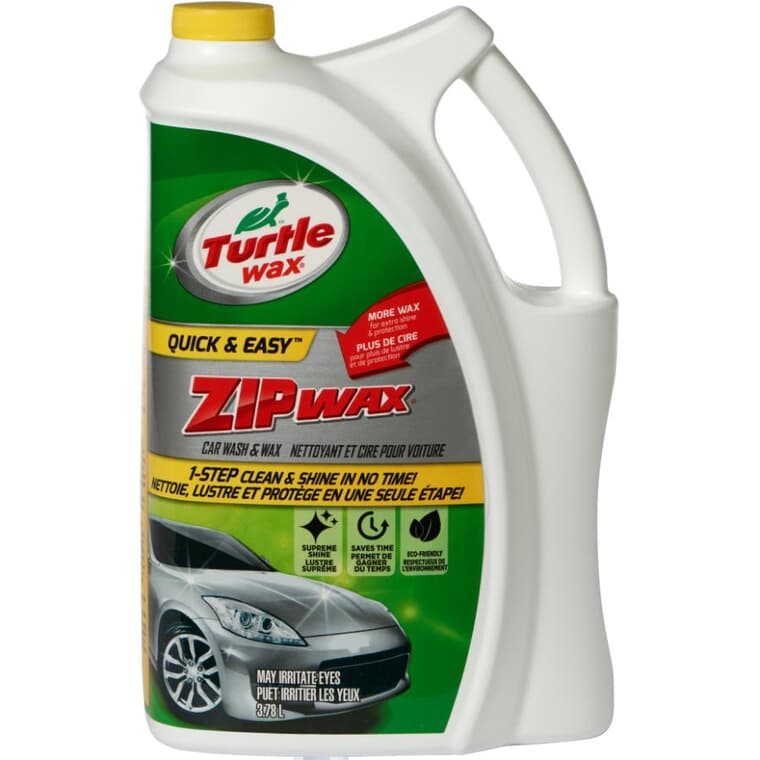 Zip Wax Car Wash & Wax - 3.78 L