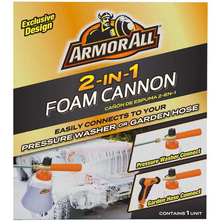 2-in-1 Foam Cannon Car Wash Adapter