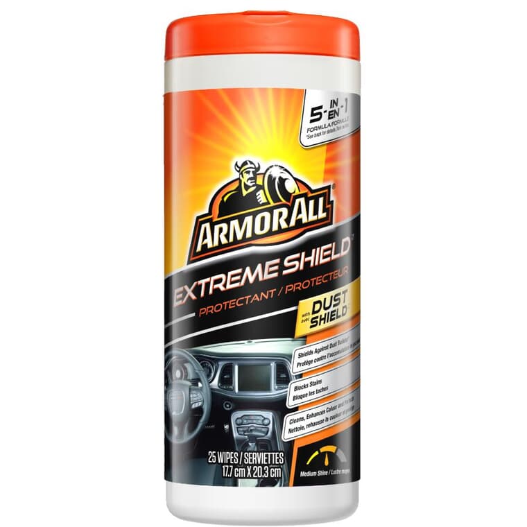 Extreme Shield Protectant Wipes - 25 Pack