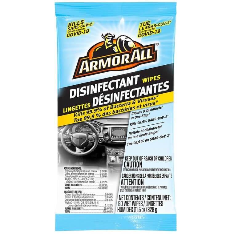 Disinfectant Wipes - 50 Pack