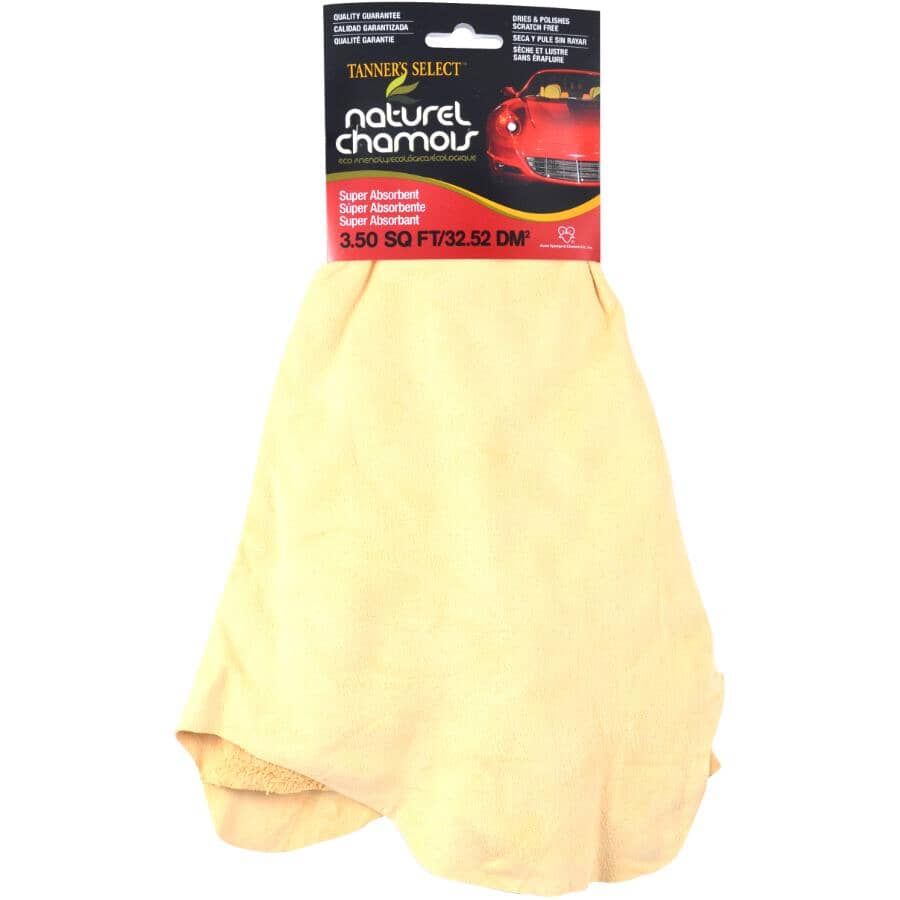 TANNER'S SELECT Natural Sheepskin Chamois Drying Towel | Home Hardware