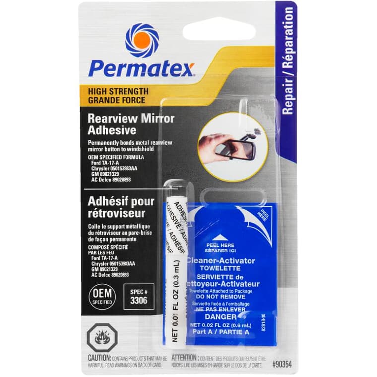 Rearview Mirror Adhesive - 0.9 mL