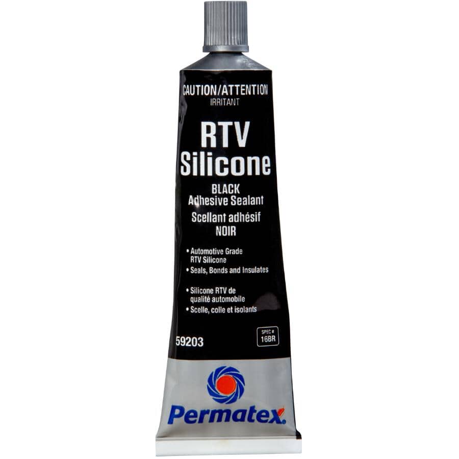 PERMATEX Black RTV Silicone Adhesive Sealant | Home Hardware
