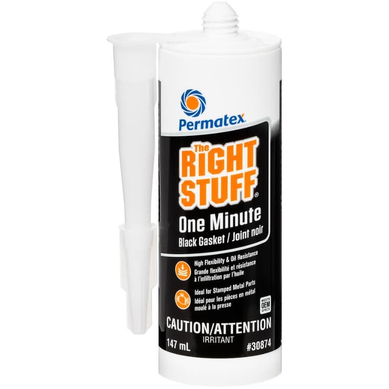 The Right Stuff One Minute Gasket - Black, 147 mL