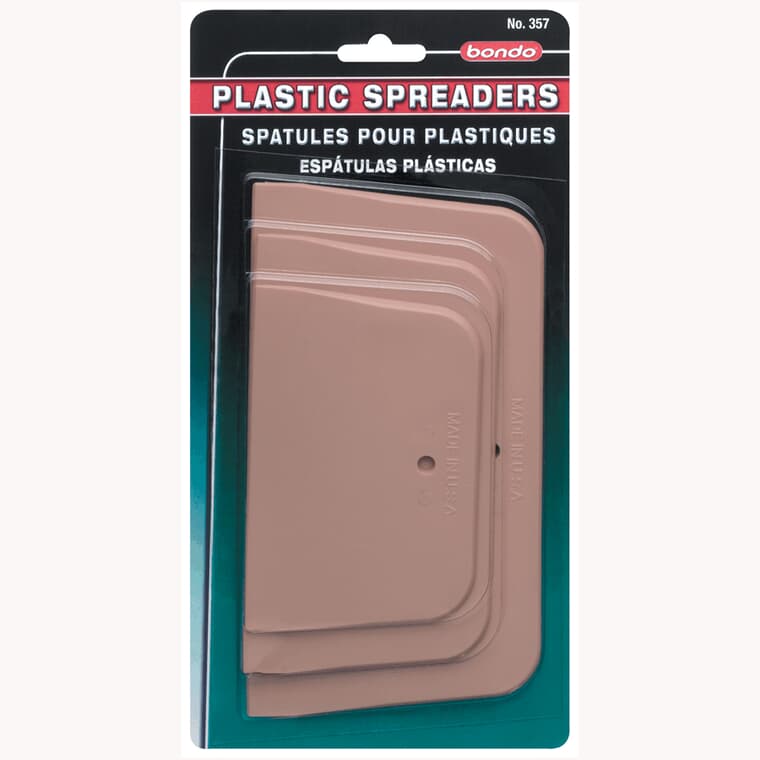 Plastic Spreaders - 3 Pack