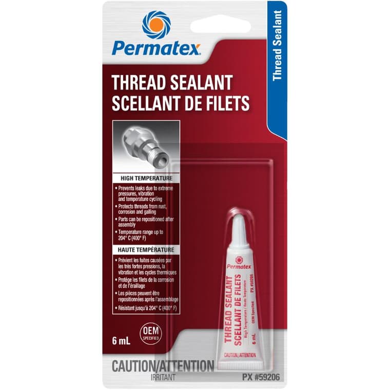 High Temperature Thread Sealant - 6 mL