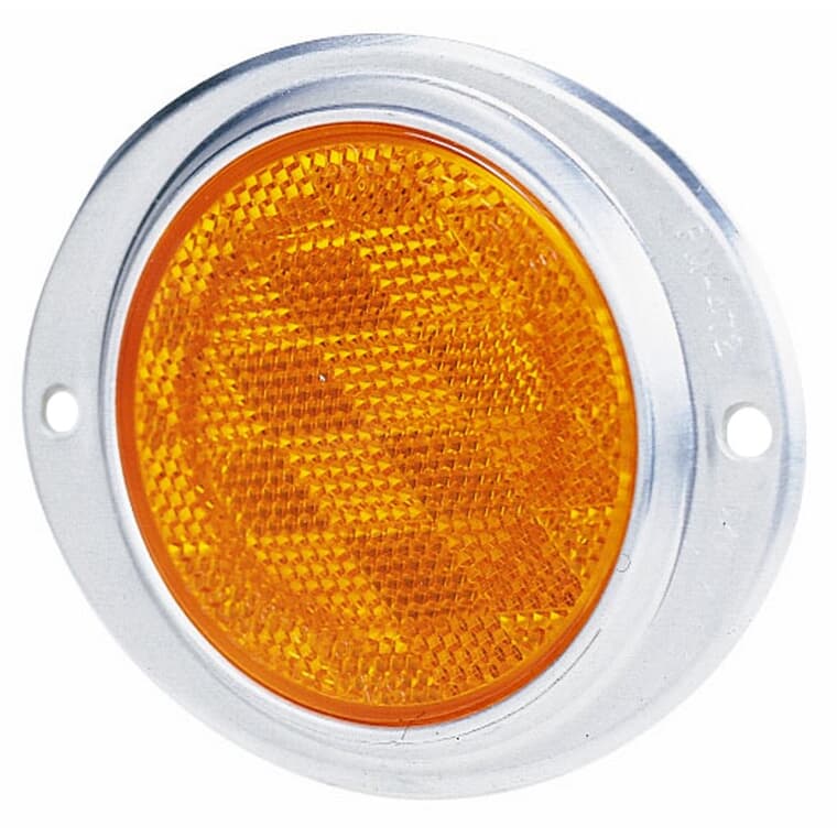 Réflecteur ovale ambre pour automobile
