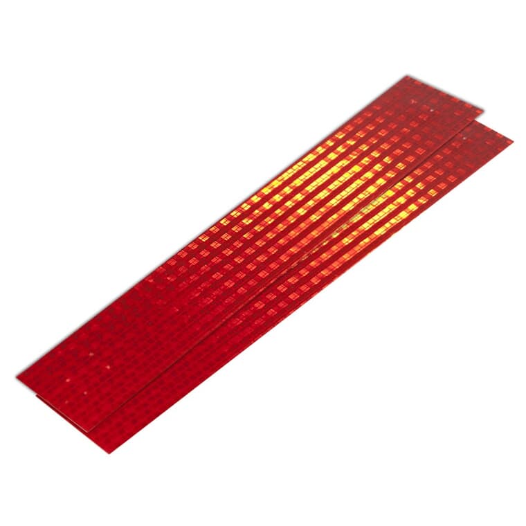 Red Reflective Tape - 2" x 12", 2 Pack